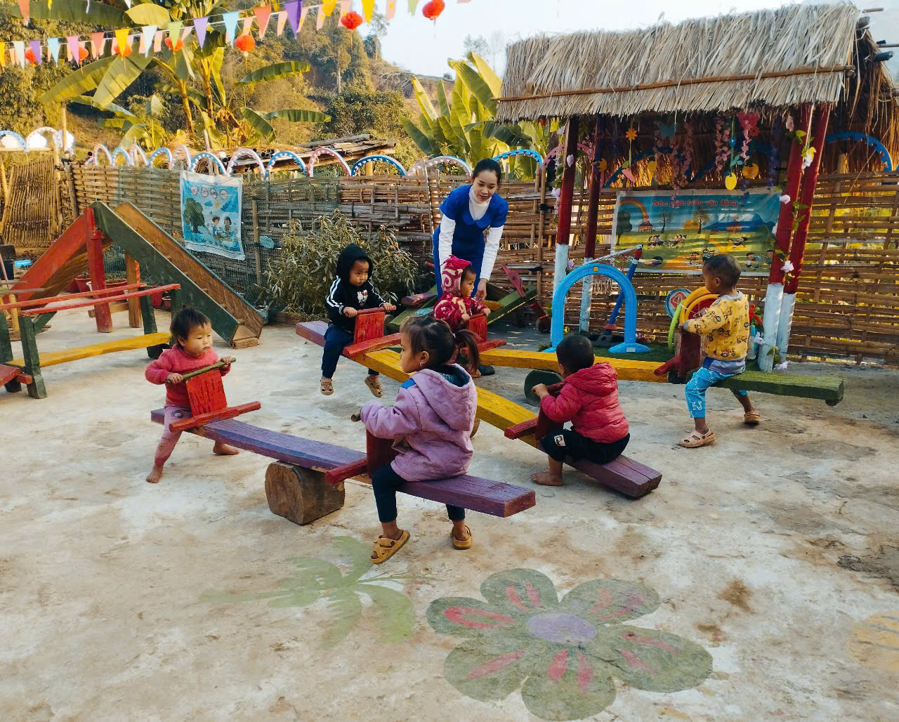 ảnh chơi bập bênh